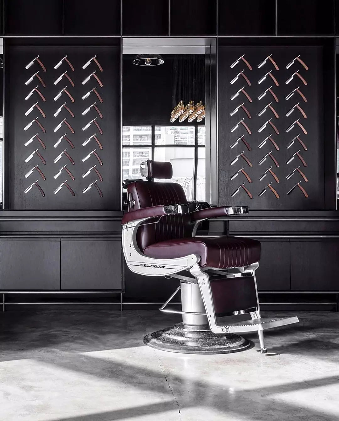 Takara Belmont Classic 225 Elegance Black Barber Chair - BB-225