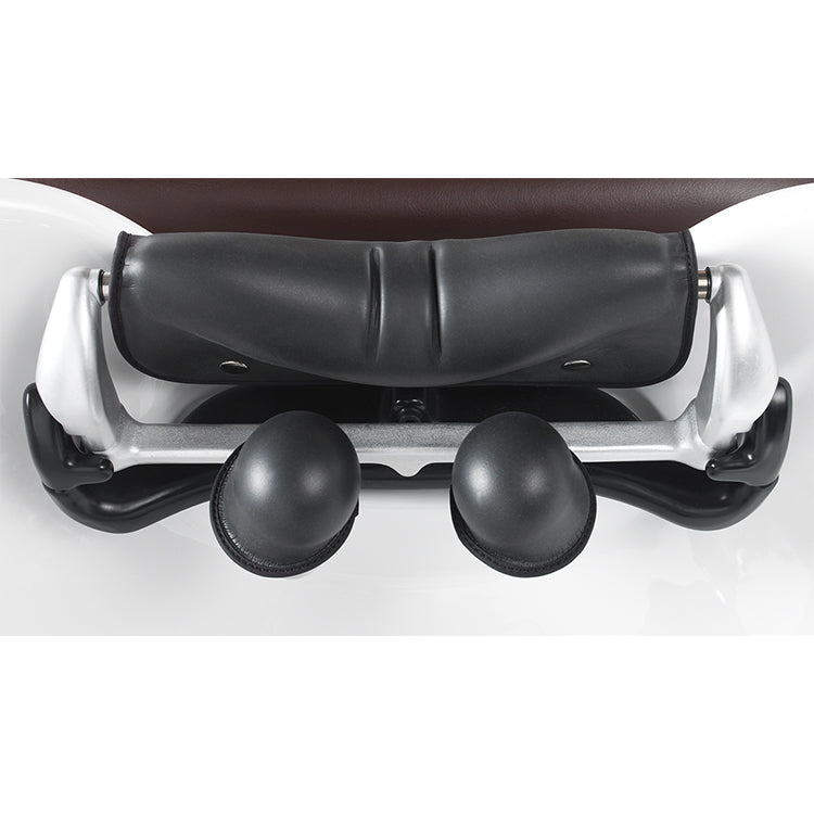 Takara Belmont YUME head cushion set with black neckrest and two rounded head supports