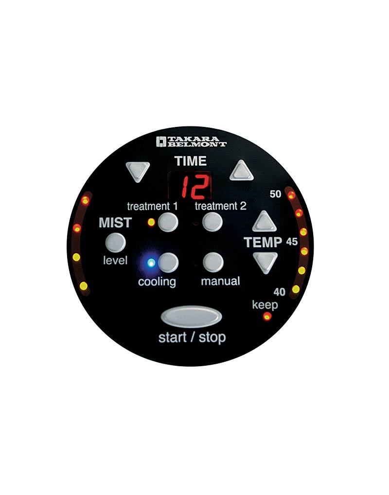 Takara Belmont Micromist Processor controls