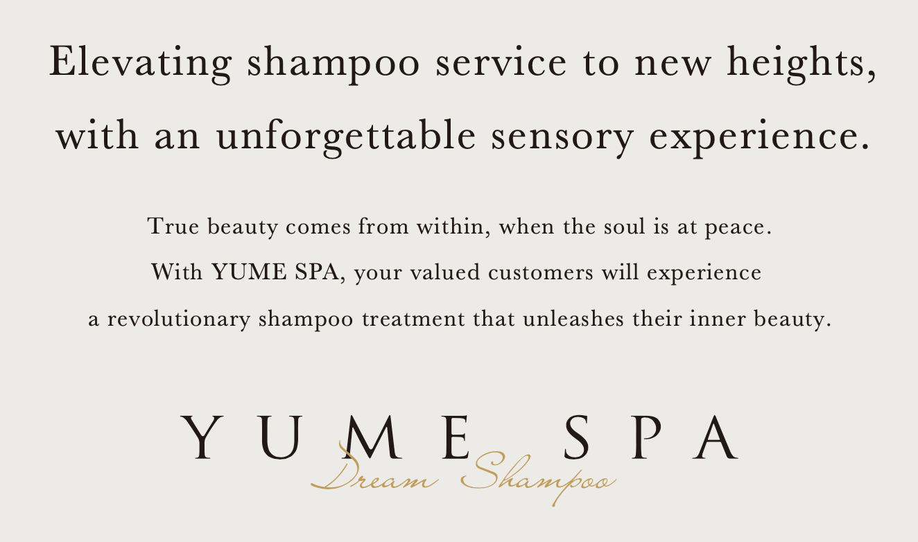 Takara Belmont Yume Head Spa Shampoo Unit