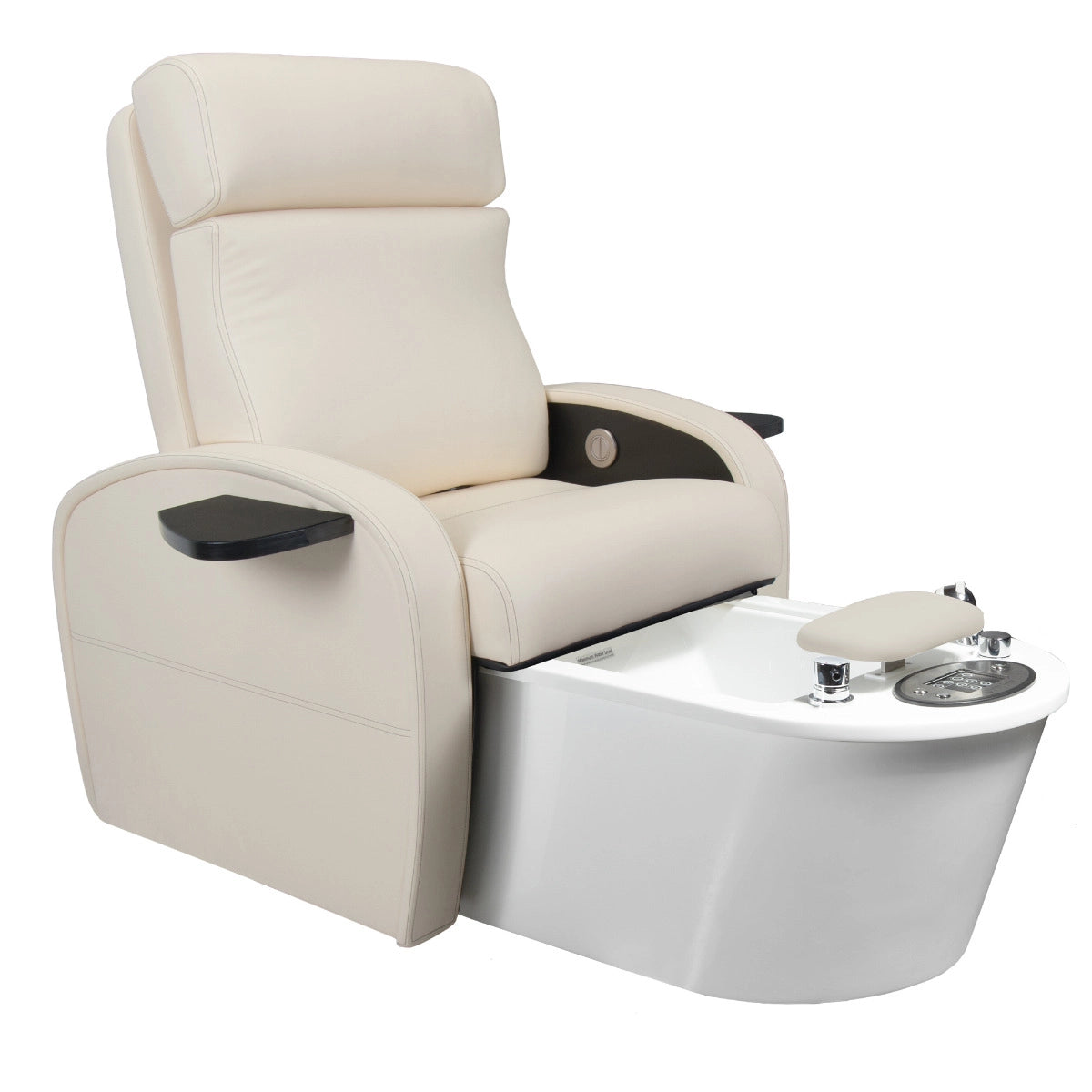 Living Earth Crafts Contour II pedicure chair with side trays extended