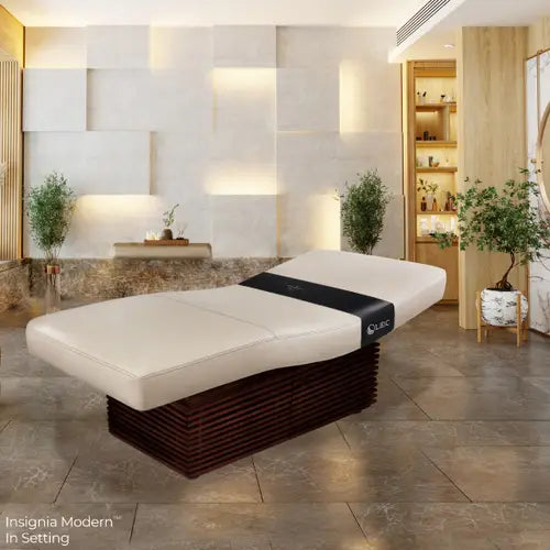 Living Earth Crafts Insignia 2.0 Modern treatment table in a spa treatment room
