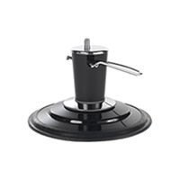 Takara Belmont black hydraulic barber chair base