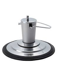 Takara Belmont silver hydraulic barber chair base