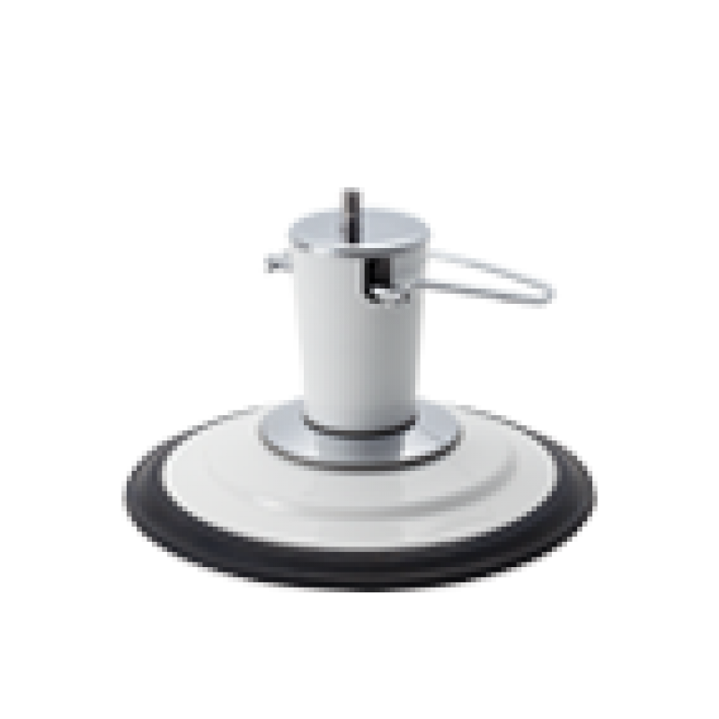 Takara Belmont white hydraulic barber chair base