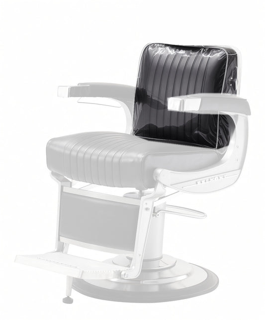 Takara Belmont Elegance 225 clear plastic barber chair cover, replacement part RT20452