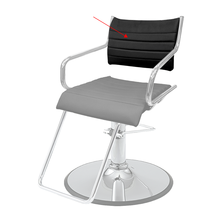 Replacement vinyl for Takara Belmont Ghia chair back portion