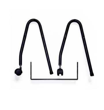 Legs, wheels and handle from the Takara Belmont Gemini II dryer accessory package