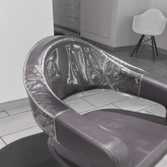 Plastic chair cover for a Takara Belmont Knoll styling chair 