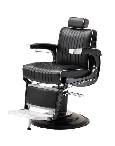Takara Belmont 225 Elite Black Barber Chair -  BB-225BLK