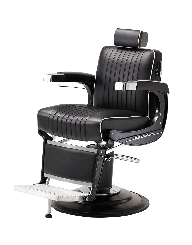 Takara Belmont 225 Elite Black Barber Chair -  BB-225BLK