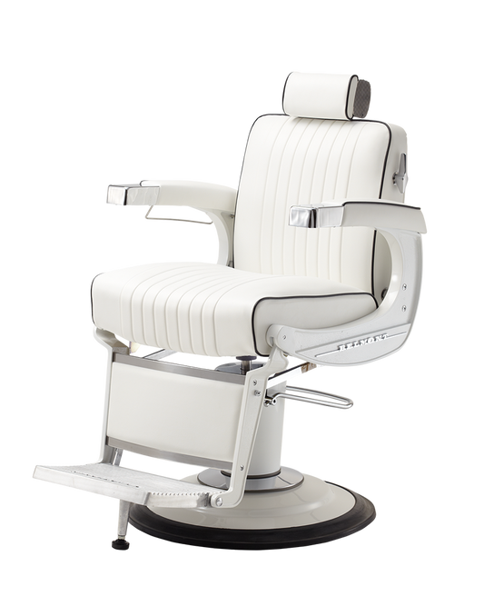 Takara Belmont 225 Elite White Elegance Barber Chair