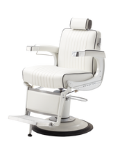 Load image into Gallery viewer, Takara Belmont 225 Elite White Barber Chair - BB-225WHT