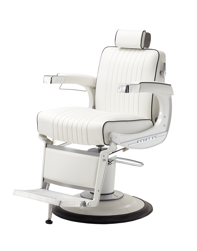 Takara Belmont 225 Elite White Barber Chair - BB-225WHT