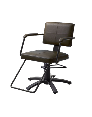 Takara Belmont Shikki Styling Chair Brown